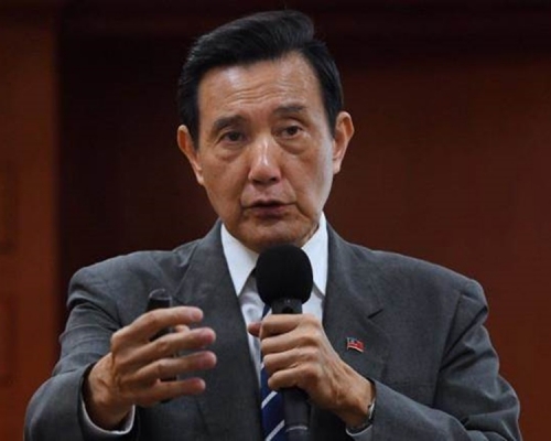 馬英九表示蔡政府衰敗比馬政府還快四年。網圖