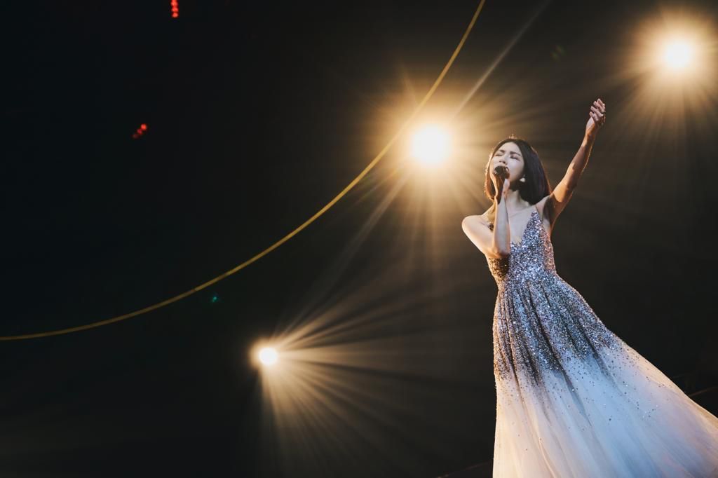 相隔4年許茹芸在台北演唱。