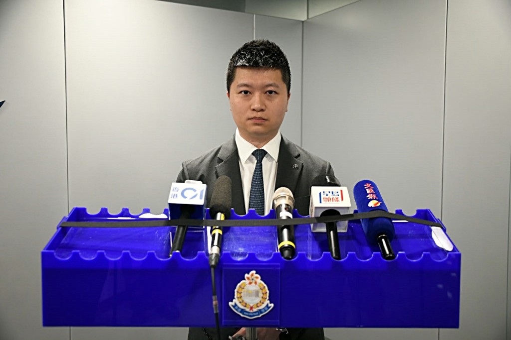 警方毒品調查科行動組高級督察鄧駿穎。楊偉亨攝