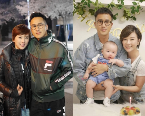 林燕玲結婚後,夫婦一直表現恩愛。
