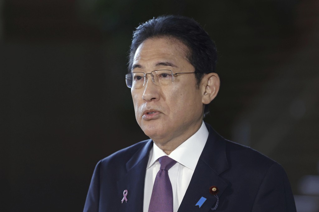 日本首相岸田文雄要求北韓中止發射軍事偵察衛星。美聯社