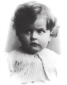 嬰兒時的路德維希·維根斯坦，1890年（維基百科圖片）