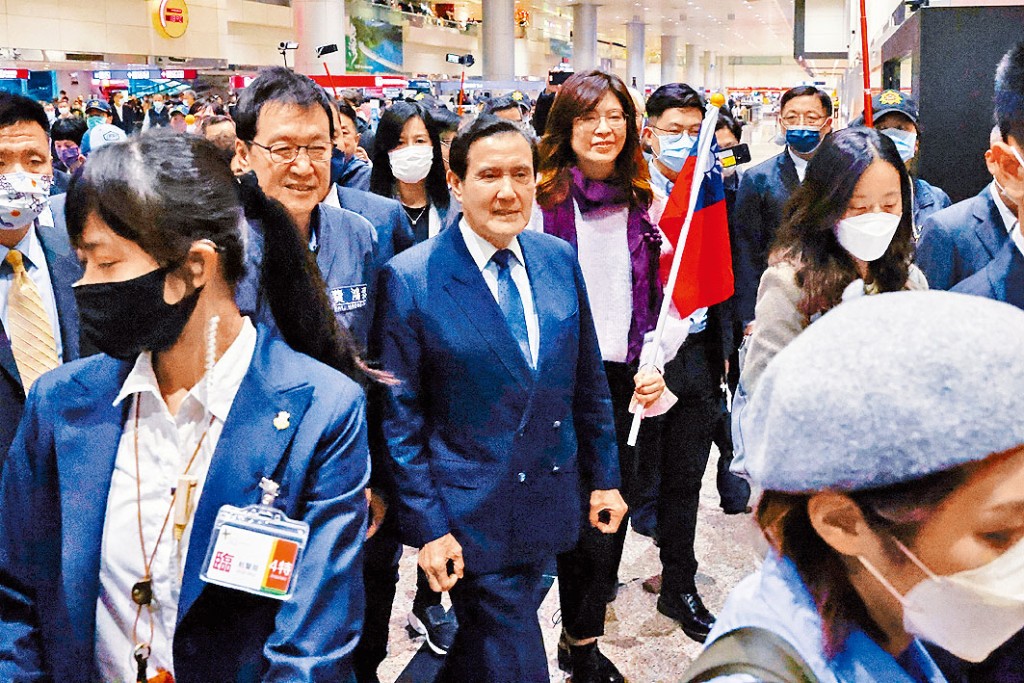 馬英九結束大陸之行返抵台北。