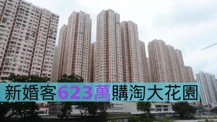 新婚客623萬購淘大花園。