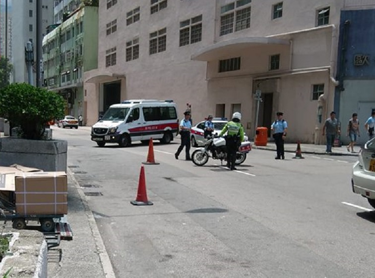 警員在場調查。網民‎Andrew Sung圖片