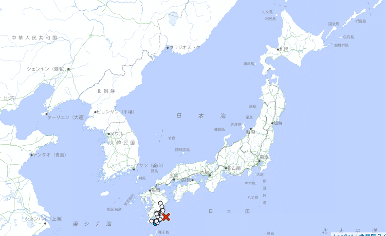 主要受影響為日本九州地區。（日本氣象廰）