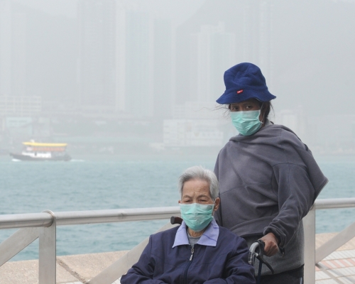 空氣質素健康指數部分地區達到「甚高」水平。資料圖片
