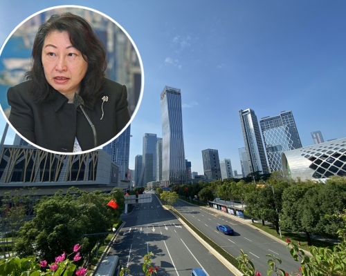 律政司長鄭若驊(圓圖)指,大灣區律師執業考試反應踴躍。資料圖片