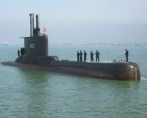 涉事潛艇為德國製造的KRI Nanggala-402。網圖