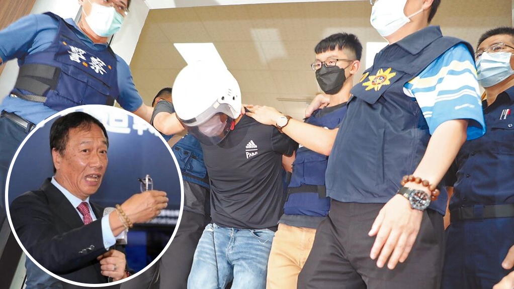 郭台銘指對殺警案遇害者家屬的痛感同身受。中時/資料圖片