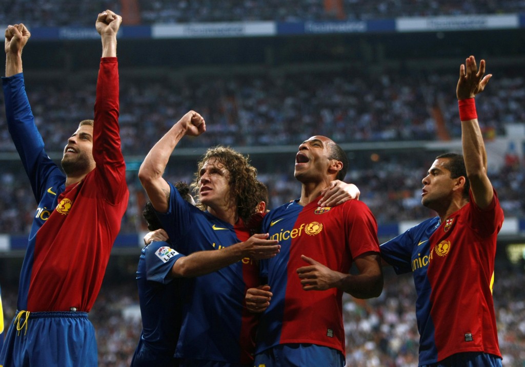 哥迪奥拿带领巴塞隆拿出战4季欧联，2次捧杯。Reuters