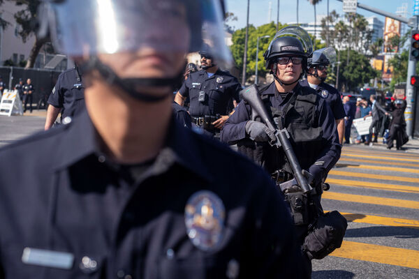 今年奧斯卡奧斯卡採最高規格保安。路透社 今年奧斯卡奧斯卡採最高規格保安。路透社