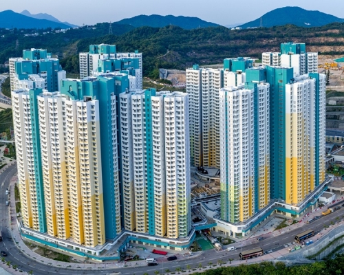 安泰邨四座新落成大廈今起入伙。房委會圖片