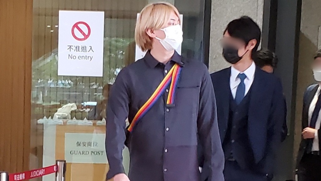 被告葉駿軒(金色頭髮)。鍾瀚霖攝