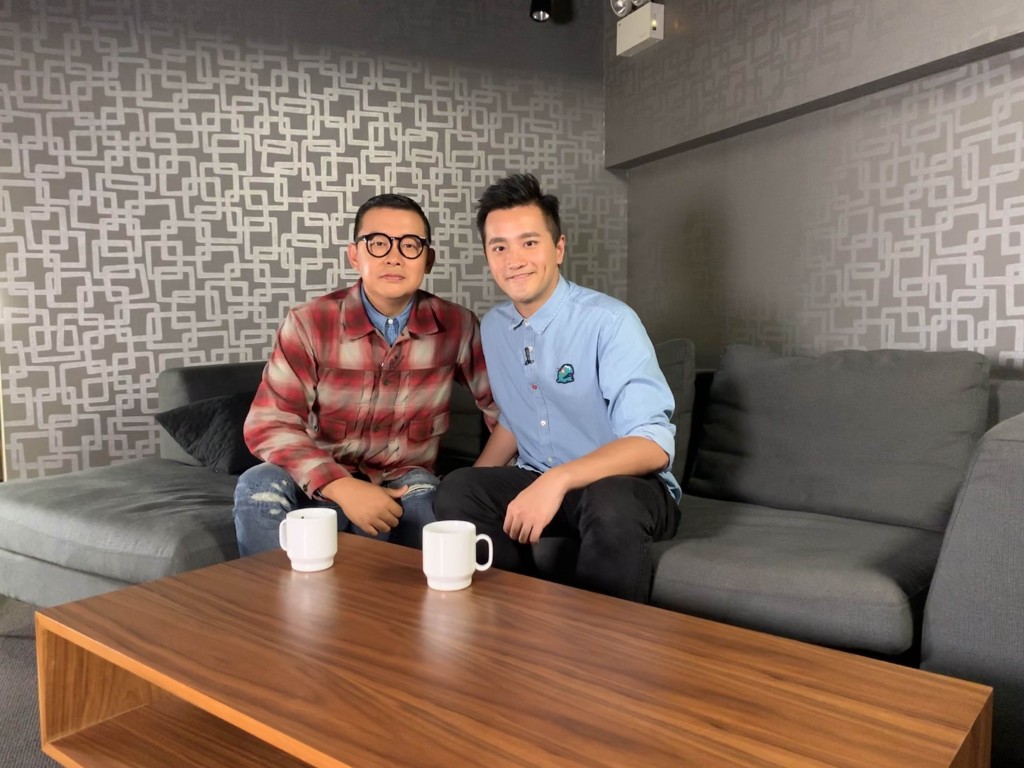 雷頌德接受主播人許文軒訪問。