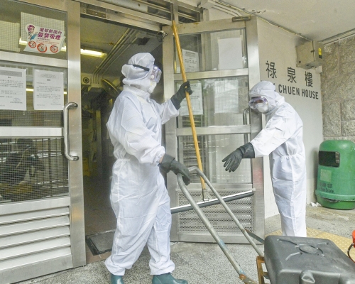 祿泉樓至今有7名居民確診染疫。