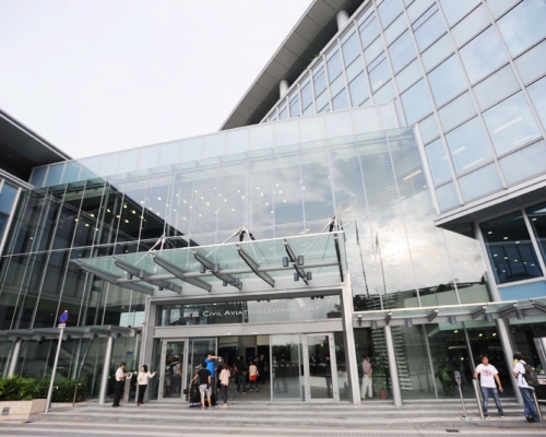民航處一名外判工人確診新冠肺炎。 資料圖片
