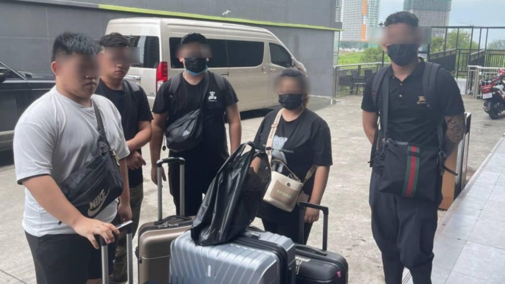 5名獲救的馬來西亞公民。