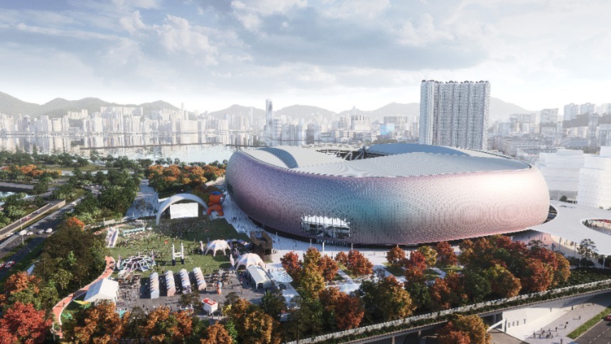 啟德體育園主場館最多可容納50,000人。（圖片來源：香港旅遊發展局「香港會議及展覽拓展部」(MEHK)）