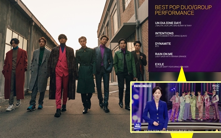 成軍七年,BTS紅遍全世界兼攞獎無數,憑首支英文歌曲《Dynamite》首度入圍格林美,韓國新聞亦有報道。