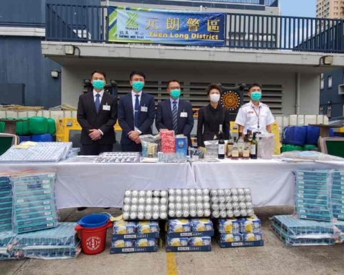 警方講述行動經過。林思明攝