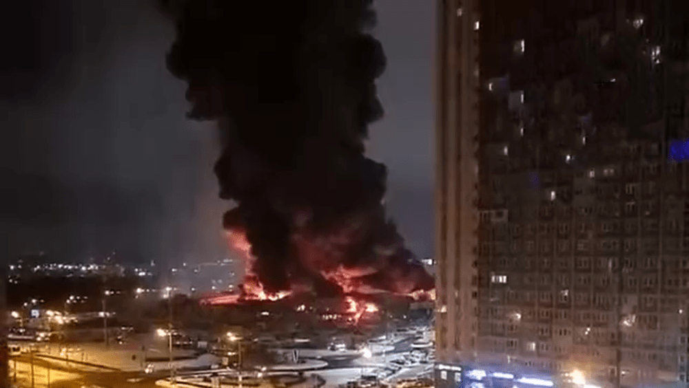 莫斯科購物中心發生火災釀1死，起因可能是人為縱火。