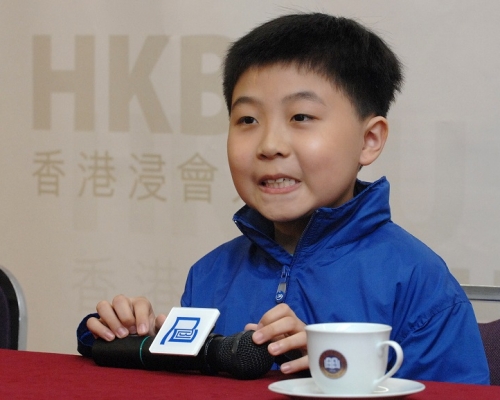 沈詩鈞9歲獲浸大取錄，成為全港最年青的大學生。資料圖片