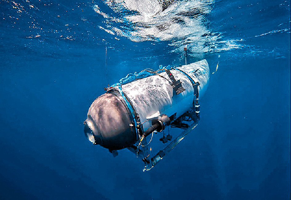■出事的觀光潛水器「泰坦號」。