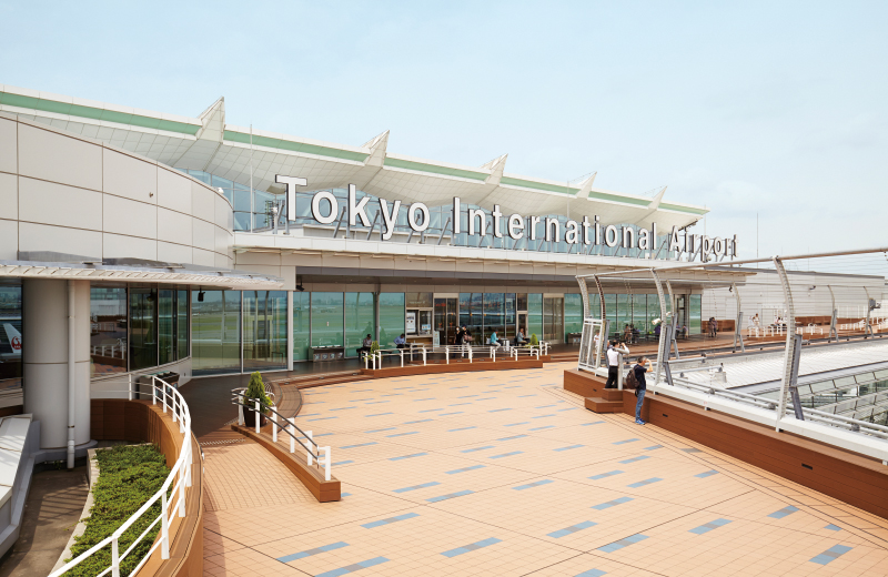 東京羽田機場昨晚亦曾發生劫案，日警疑與香港劫案事主為同一人。羽田機場官網圖片