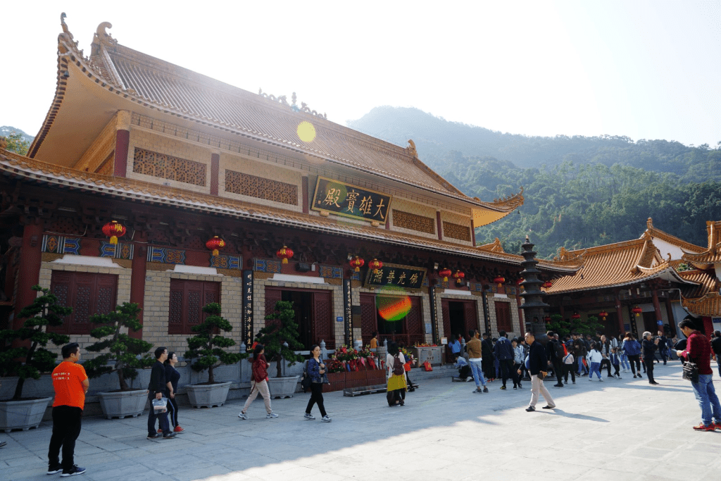 仙湖植物園的弘法寺。