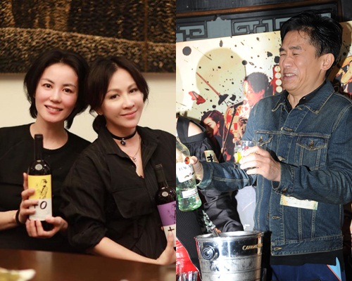王菲為撐嘉玲飲到面紅紅；嘉玲就爆偉仔酒量淺。