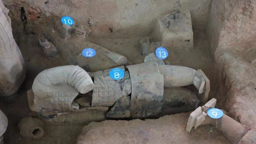 今次出土的部分陶俑未盡完整,需要考古人員進行拼合。互聯網圖片