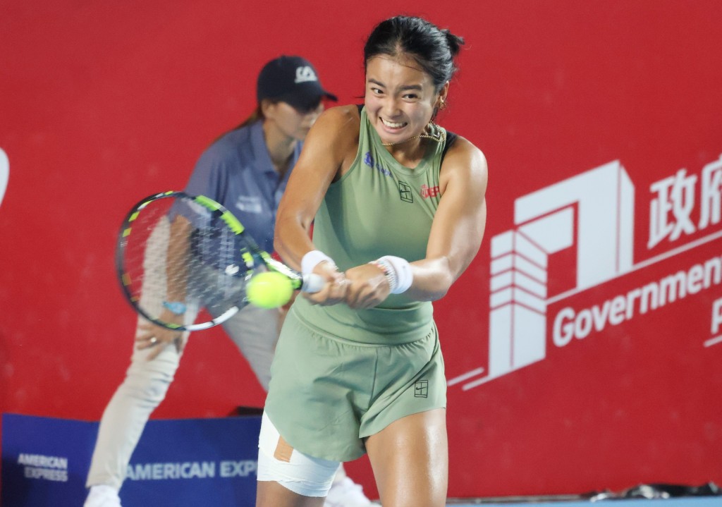 伊娜的世界排名將升至頭50位內。徐嘉華攝 伊娜的世界排名將升至頭50位內。徐嘉華攝