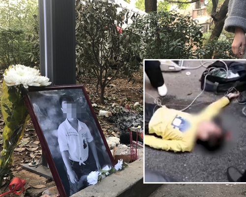 9歲的羅棋慘被疑似精神病患者活活打死。（網圖）