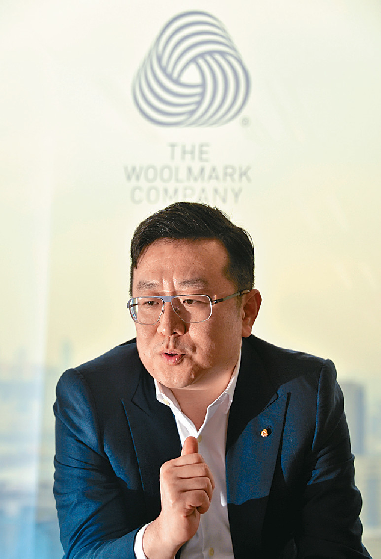 ﻿■馬捷形容，「Woolmark」認證的意義在於品牌及質素的保證。