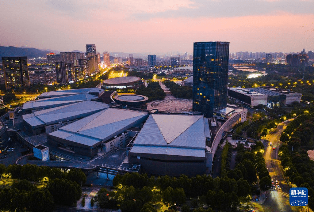 浙江義烏商貿城。（新華社）