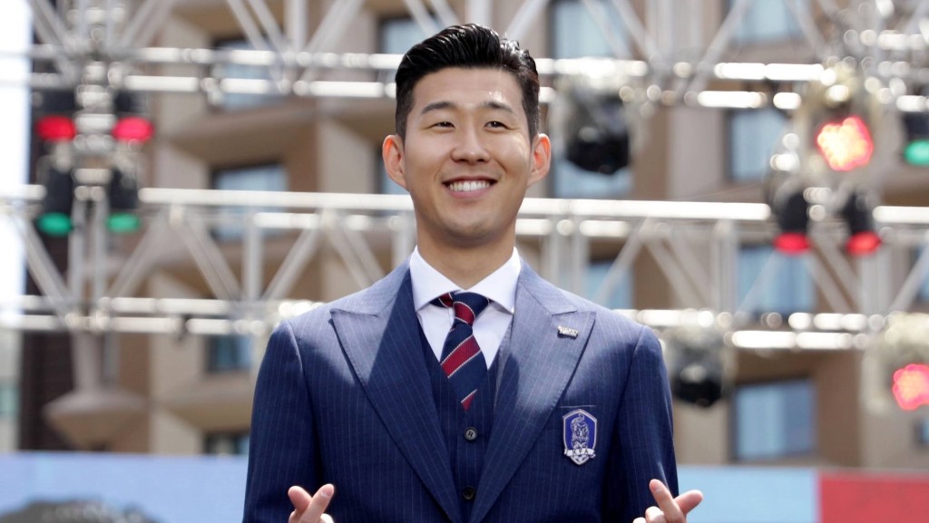 南韓球星孫興慜。 中新社