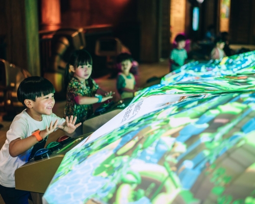 海洋公園推出全新科技互動體驗館「探索號 R」。海洋公園圖片