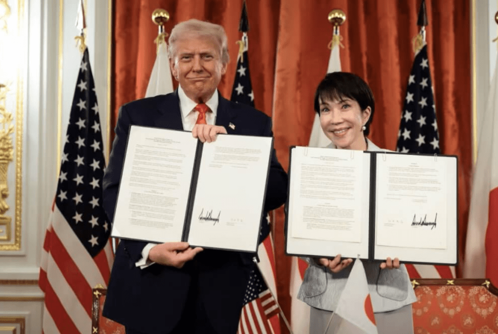 日本眾議院大選進入最後衝刺階段，特朗普公開力挺高市早苗。路透社