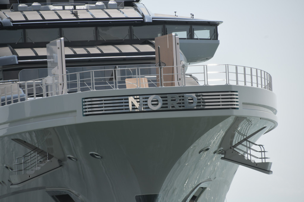 巨型豪華遊艇「諾德」（Nord）。資料圖片