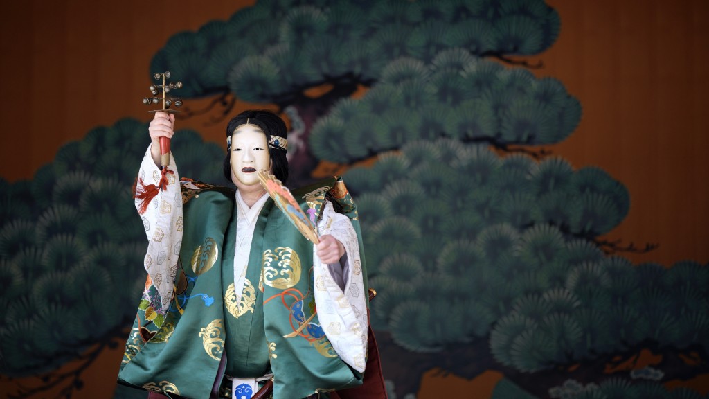 日本非物質文化遺產能樂。 美聯社 日本非物質文化遺產能樂。 美聯社