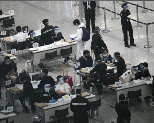 海外來港人士需要進行檢測。
