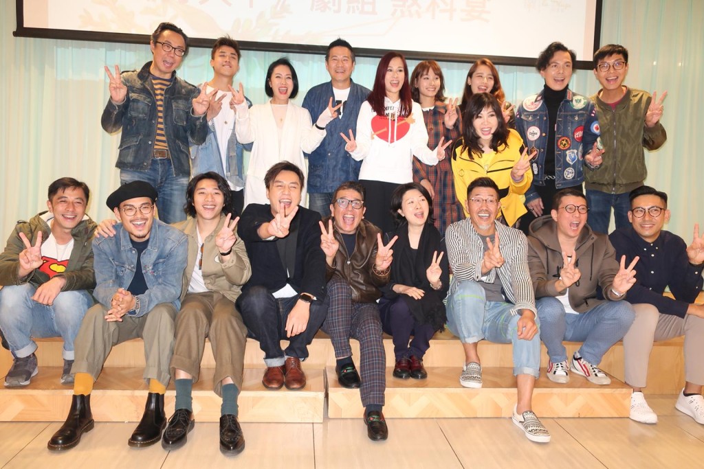 ViuTV新劇《打天下》台前幕後出席煞科宴。