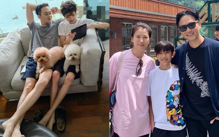 張智霖與袁詠儀囝囝魔童除了比3年前長高不少外，臉容更加清秀俊俏。