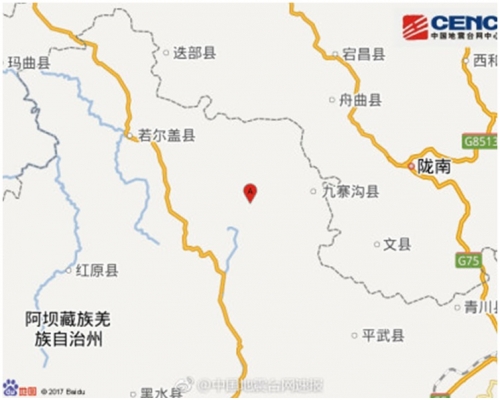 圖:中國地震台網