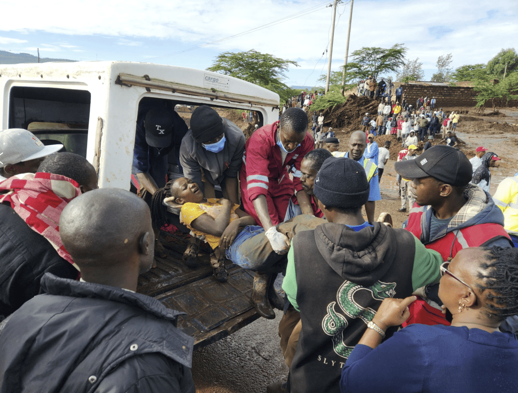 肯亚红十字会表示，初步统计，共有109 人住院治疗，另有 49 人失踪。美联社