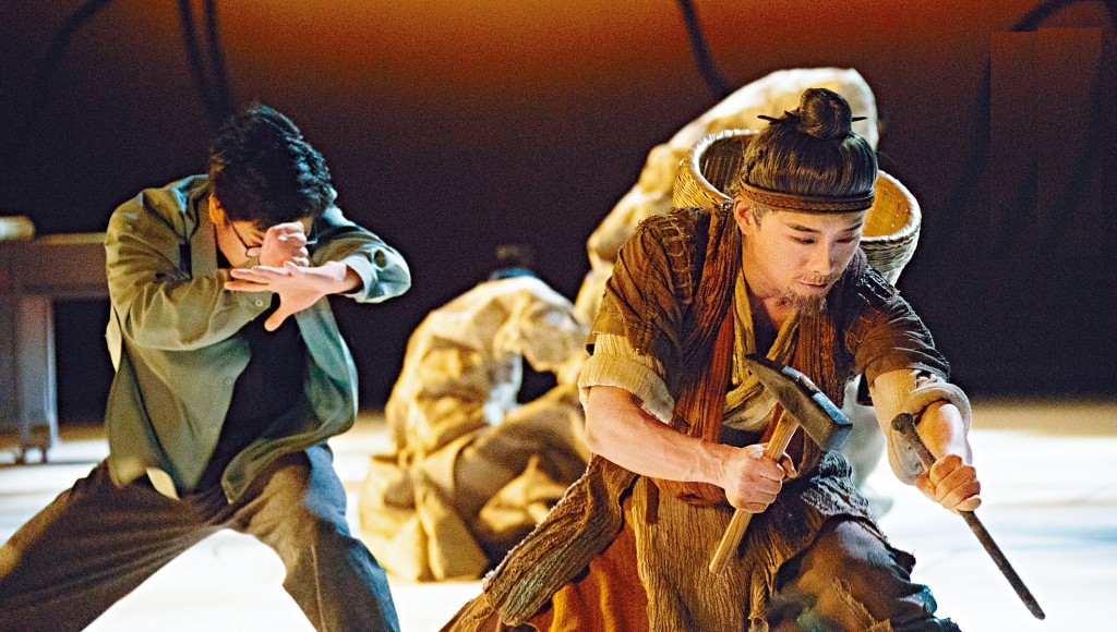 在舞台上，將有篆刻、織絹、顏料製作、製筆、製墨等眾多非遺傳統工藝的藝術化呈現。