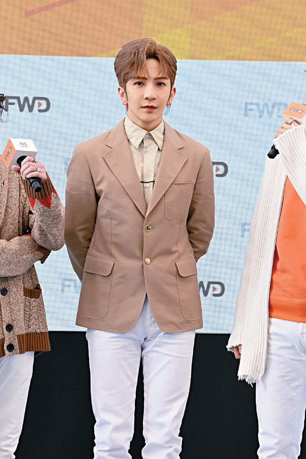 ■Anson Lo坦言自己之前從未去過馬場，對於能擔任活動表演嘉賓表示相當興奮。