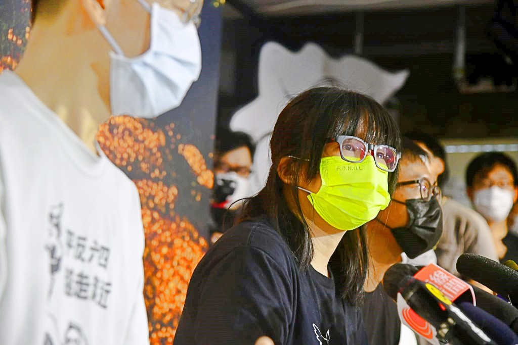 支聯會副主席鄒幸彤表明支聯會不會向警方國安處提交任何資料。
