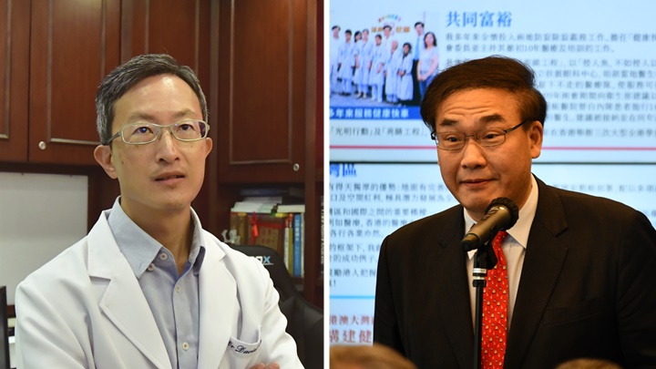 林哲玄(左)及林順潮(右)申請逾期加入立法會內委會。資料圖片